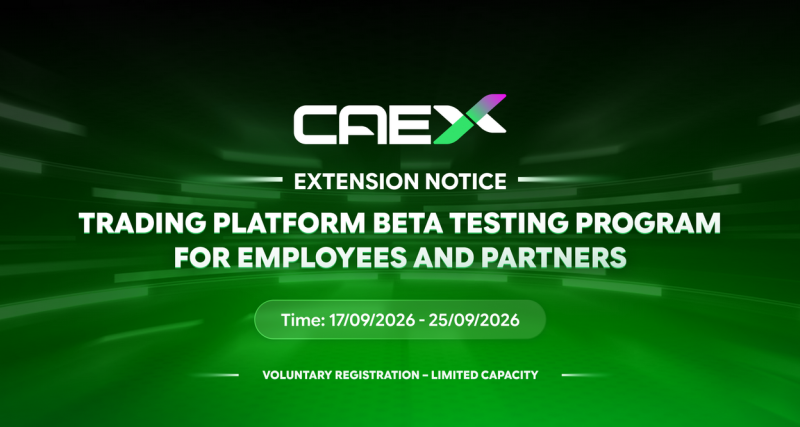 CAEX extends its Trading Platform Beta Testing Program from 17/09 through 25/09/2026