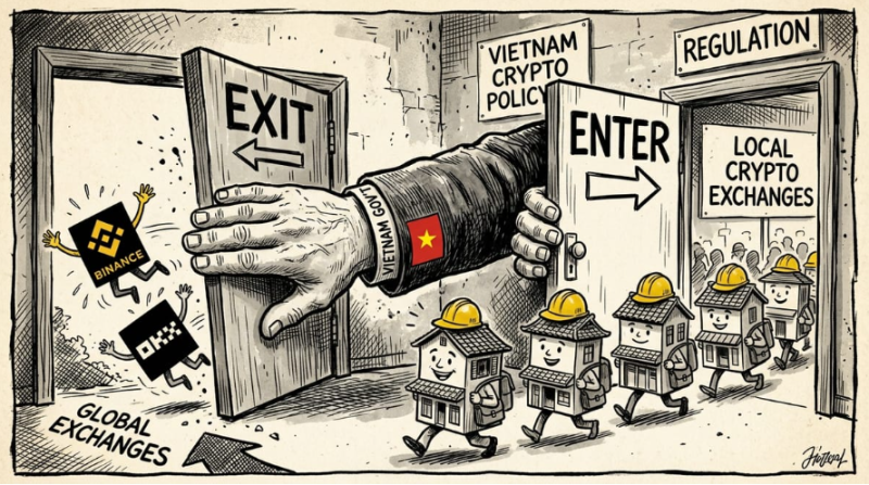 Will using overseas platforms like Binance in Vietnam result in fines?